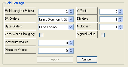 Field Specific Settings