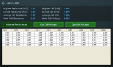 EVIC Orion Display (Cell Voltages)