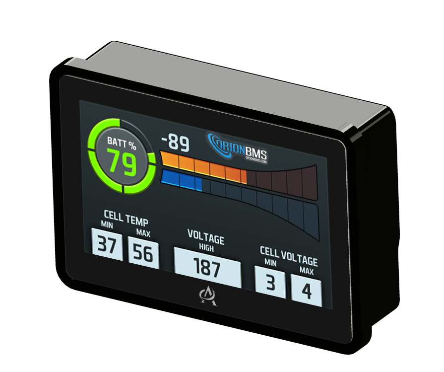 IntelliGauge Display By Andromeda Interfaces Orion LiIon Battery